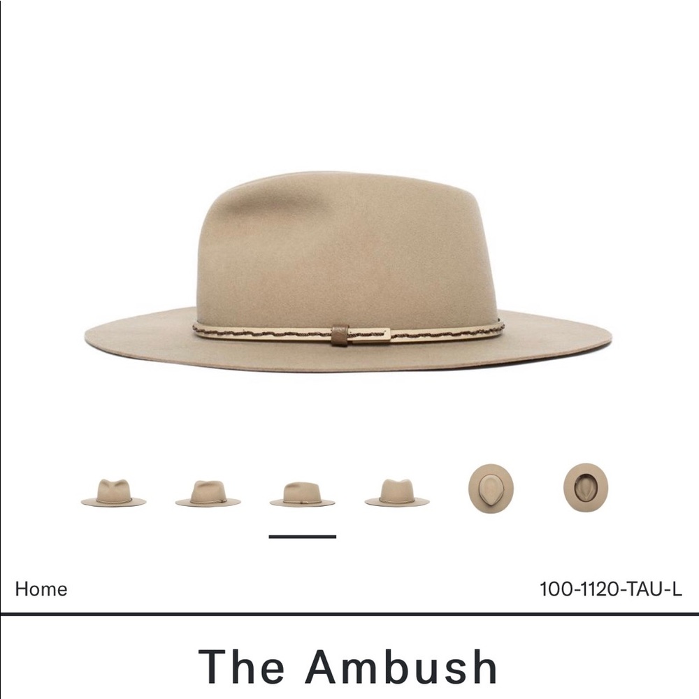 The Ambush Wide Flat Brim Hat